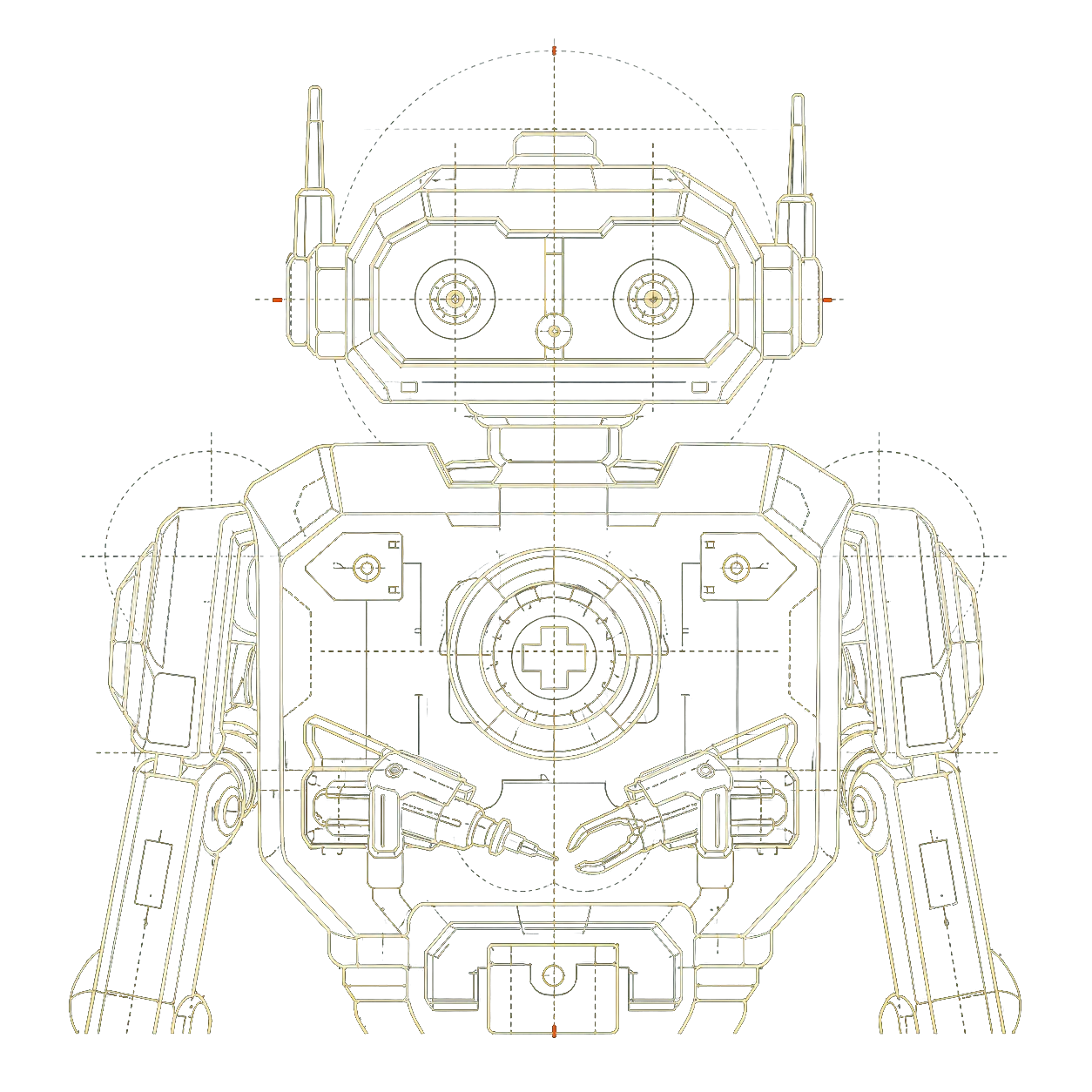 Blueprint drawing representing the Health Repair agent